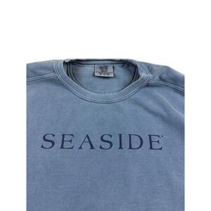Comfort Colors Seaside Florida Beach Sweatshirt Blue  Crewneck Pullover M